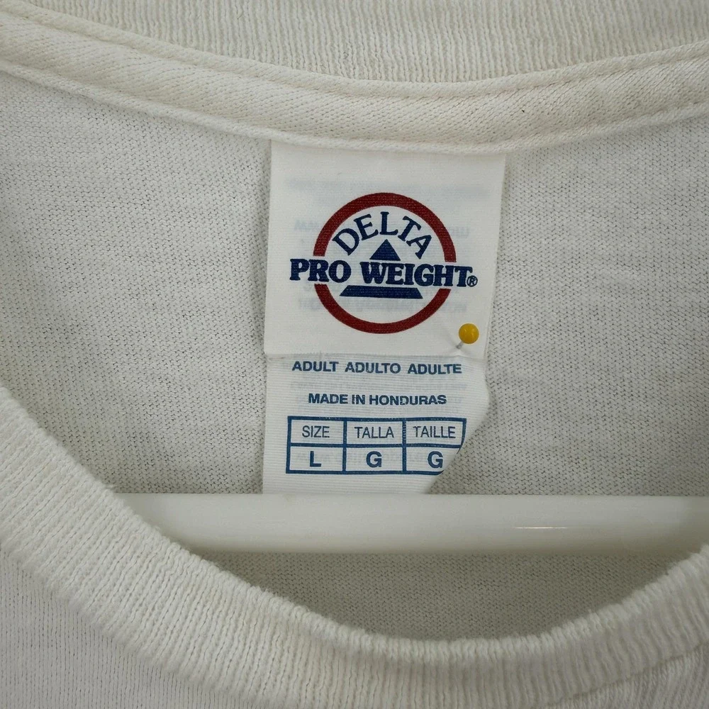 VTG‎ Chevrolet Shirt Mens Large White Green Detroit MI Since 1911 Graphic Tee